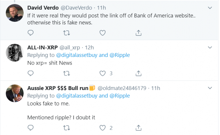 Ripple fake news
