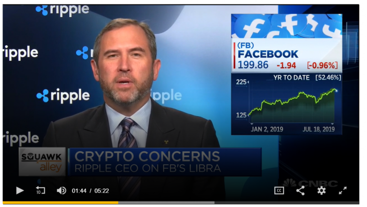 Ripple CEO on FB's Libra