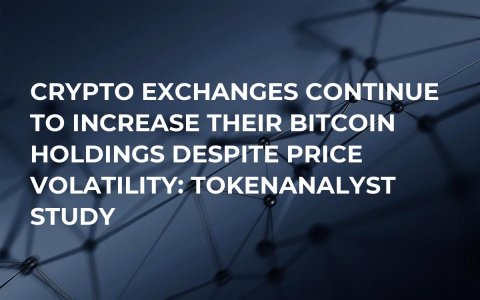 Crypto Exchanges Continue to Increase Their Bitcoin Holdings Despite Price Volatility: TokenAnalyst Study Crypto Exchanges Continue to Increase Their Bitcoin Holdings Despite Price Volatility: TokenAnalyst Study